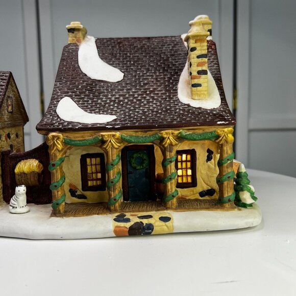 Santas Workbench Barnstable Livery Lighted Christmas Village Building - 1999 - Picture 7 of 11